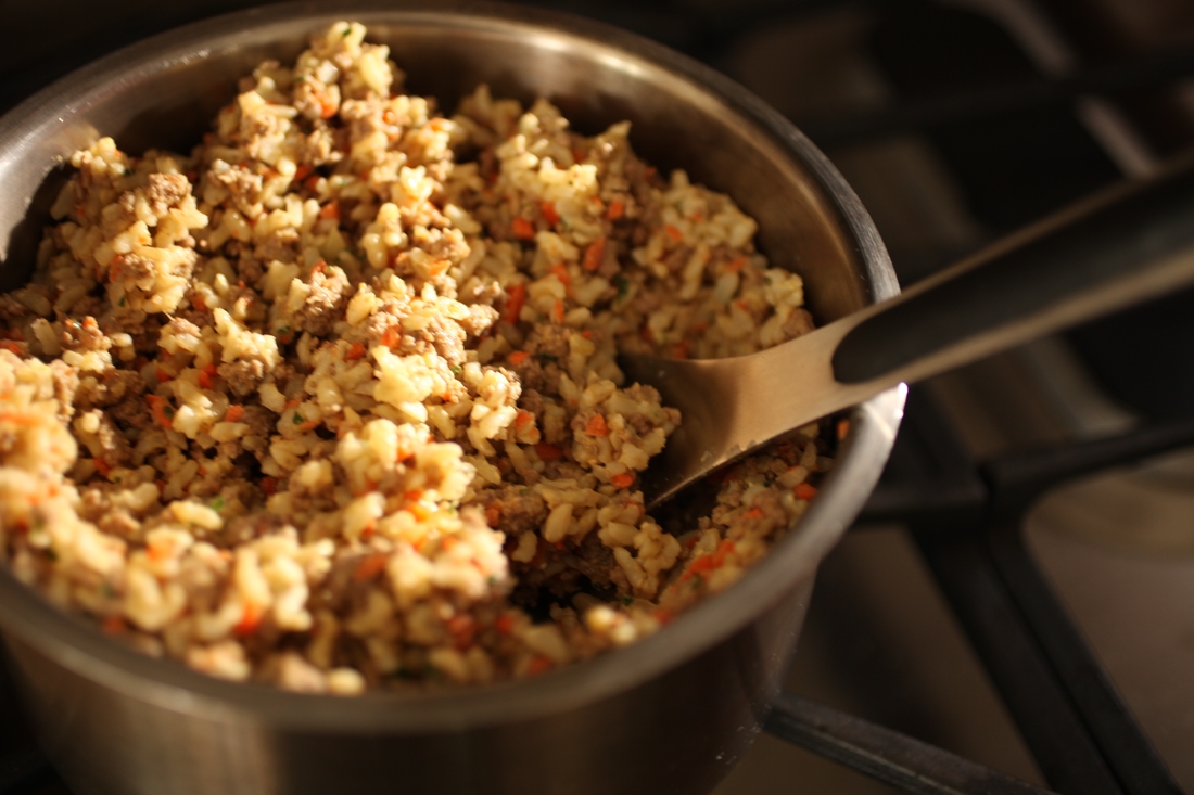 Homemade Chicken & White Rice Dog Food Recipe