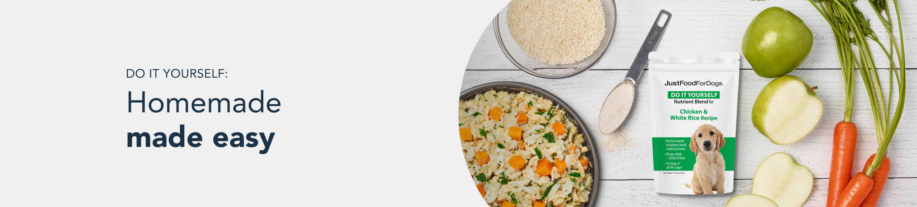 healthy meals for dogs banner tablet